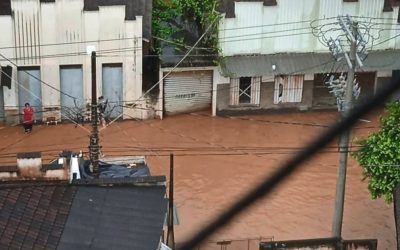 Devido às fortes chuvas, sinal de alerta permanece em Castelo no Sul do ES